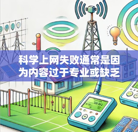 科学上网失败通常是因为内容过于专业或缺乏吸引力。以下是一些可能的原因和建议