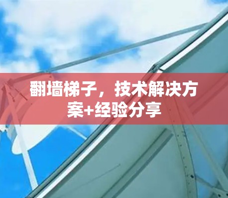 翻墙梯子，技术解决方案+经验分享