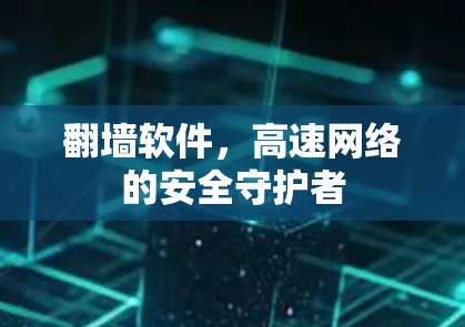 翻墙软件,高速网络的安全守护者 翻墙软件,高速网络的安全守护者