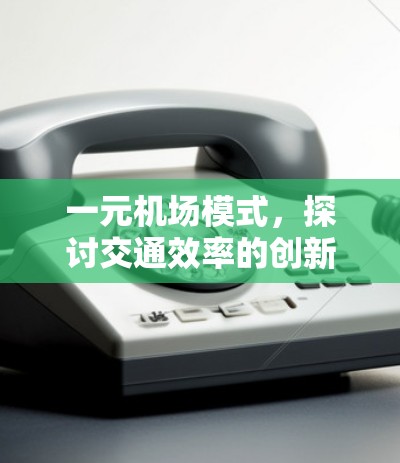 一元机场模式，探讨交通效率的创新路径